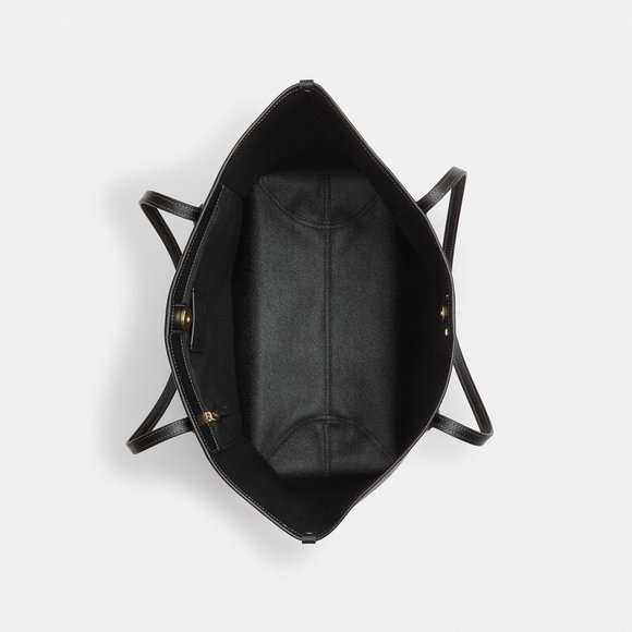 NWT Coach Outlet City Tote With Brushed Plaid Print - Picture 3 of 5